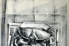 Rolf Escher, Tisch mit Krebs