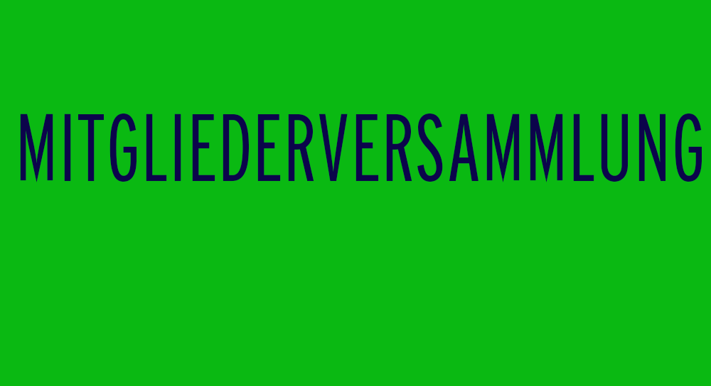 Mitgliederversammlung