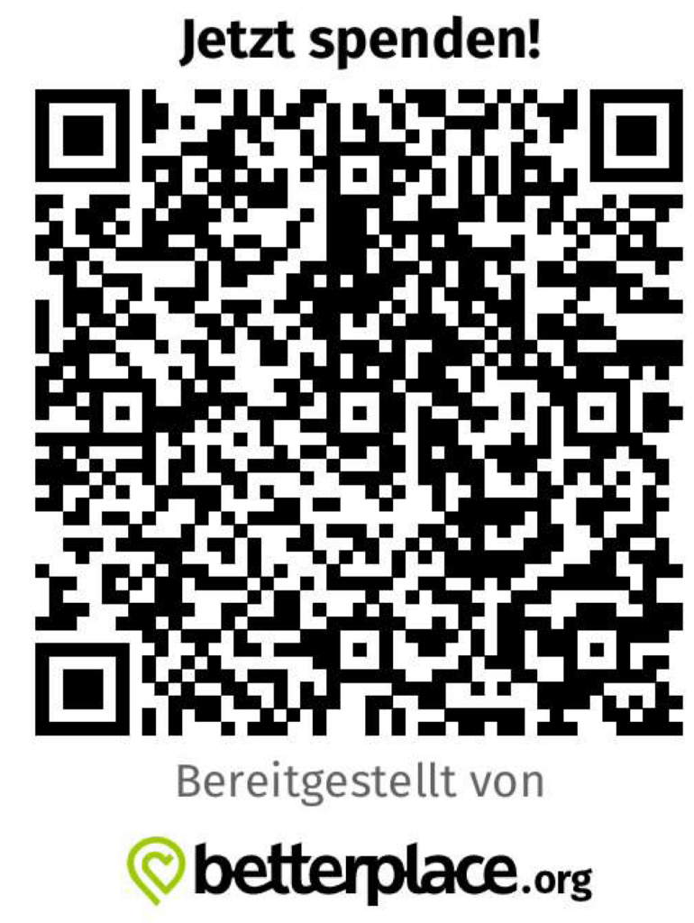 QR-Code Spendenaufruf Artothek betterplace-org